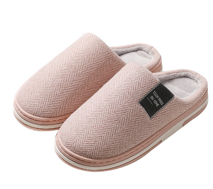 Men's Memory Foam Slippers with Non-Slip Sole – Warm Plush Indoor House Shoes for Winter, Slip-On Cushioned Moccasin Style