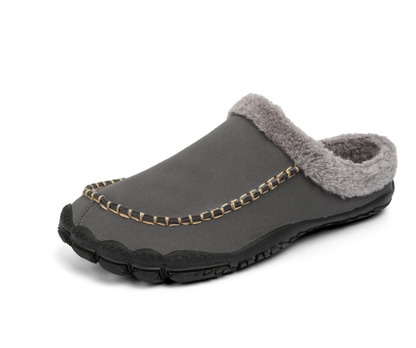 Men's Memory Foam Slippers with Anti-Slip Sole – Plush Lined Indoor House Shoes for Warmth & Comfort
