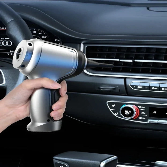 Compact Rechargeable Vacuum for Car and Home Cleaning - Ortekor
