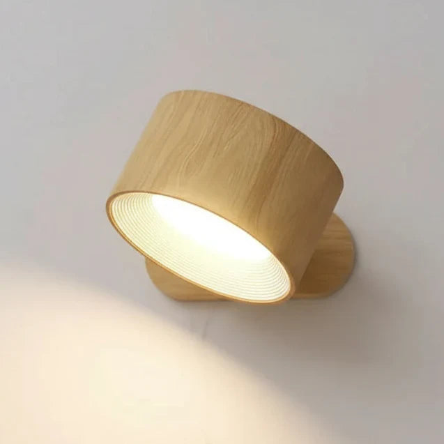 Swivel Wall Sconce LED Rechargeable Touch Control 3 Light Modes USB Powered 360 Degree Rotation Cordless Bedroom Reading Nightlight Hallway