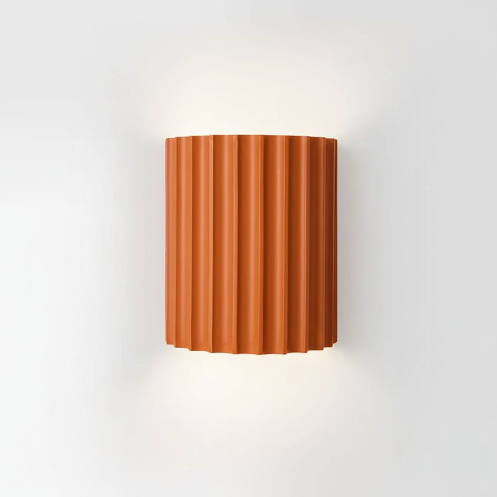 Resin Wall Sconce with LED Lighting – Minimalist Scandinavian Design for Living Room, Bedroom & Hallway