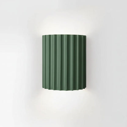 Resin Wall Sconce with LED Lighting – Minimalist Scandinavian Design for Living Room, Bedroom & Hallway