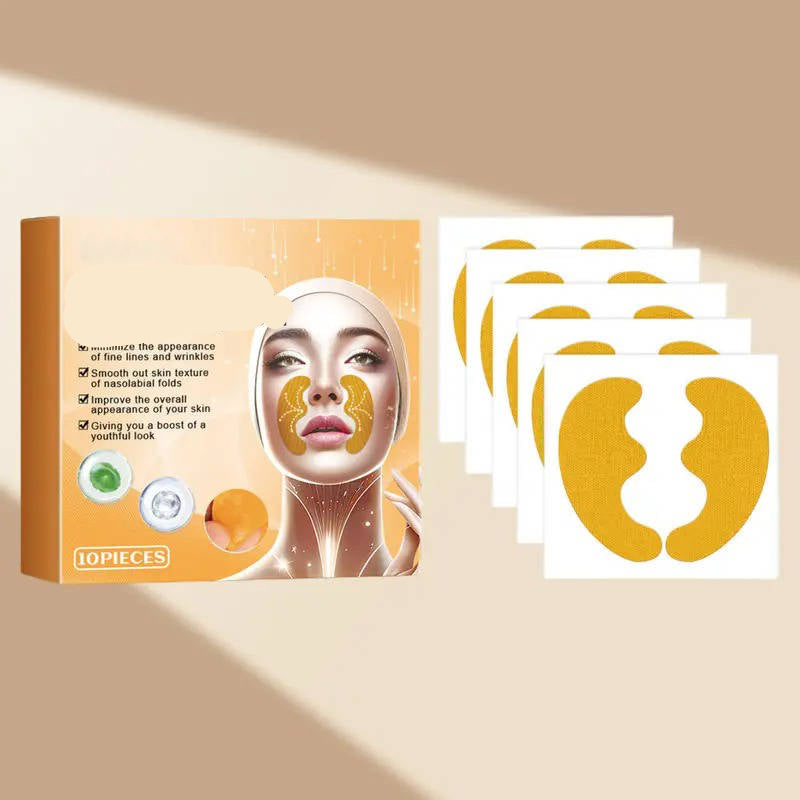 Moisturizing Face Patches for Wrinkles, 10 Pack