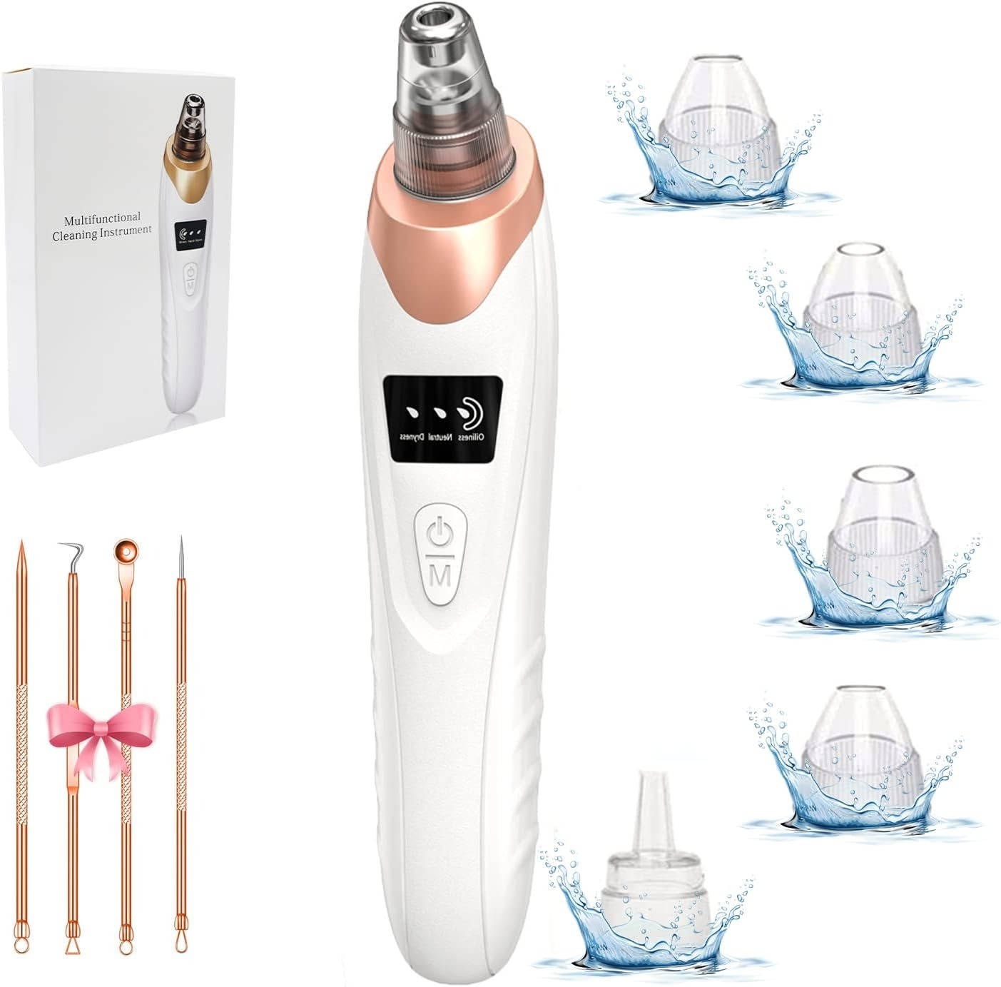 Portable Deep Facial Cleanser with Gentle Suction Control