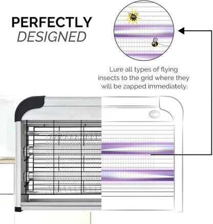 Effective Insect Killer with 20W UV Light Trap