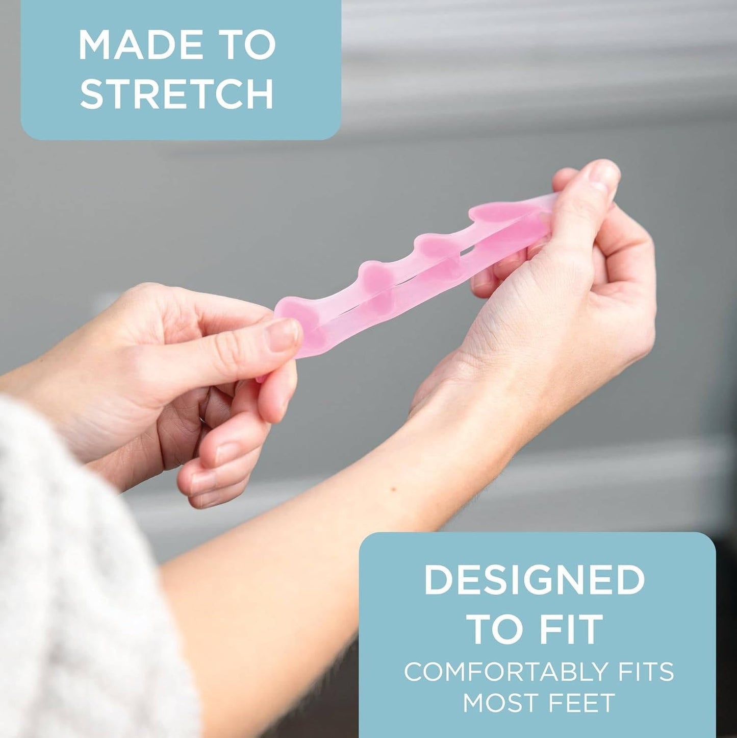 Soft Gel Toe Spacers for Foot Pain Relief