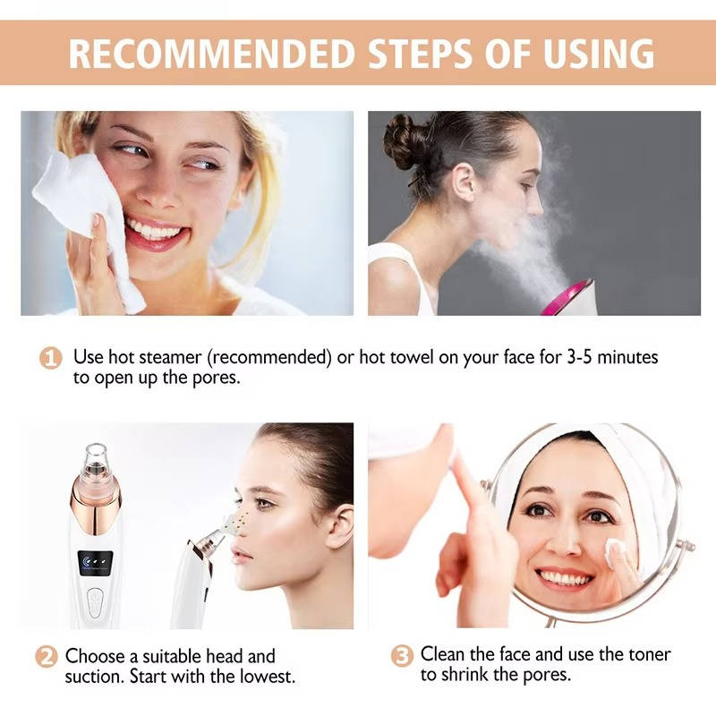 Portable Deep Facial Cleanser with Gentle Suction Control