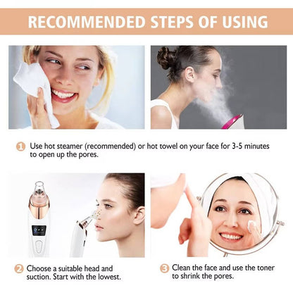 Portable Deep Facial Cleanser with Gentle Suction Control