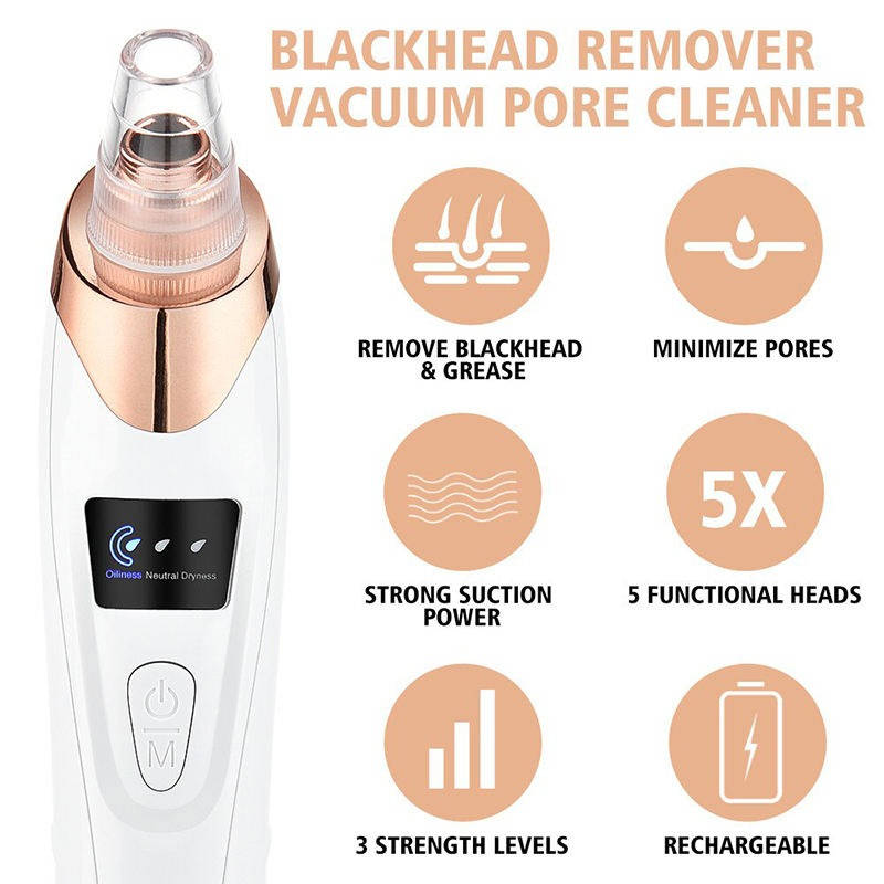 Portable Deep Facial Cleanser with Gentle Suction Control