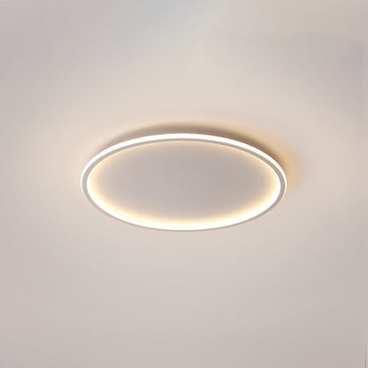 Round LED Ceiling Light Fixture – Modern Flush Mount – Integrated SMD Lighting for Bedroom & Living Room – Metal & Acrylic – Dimmable