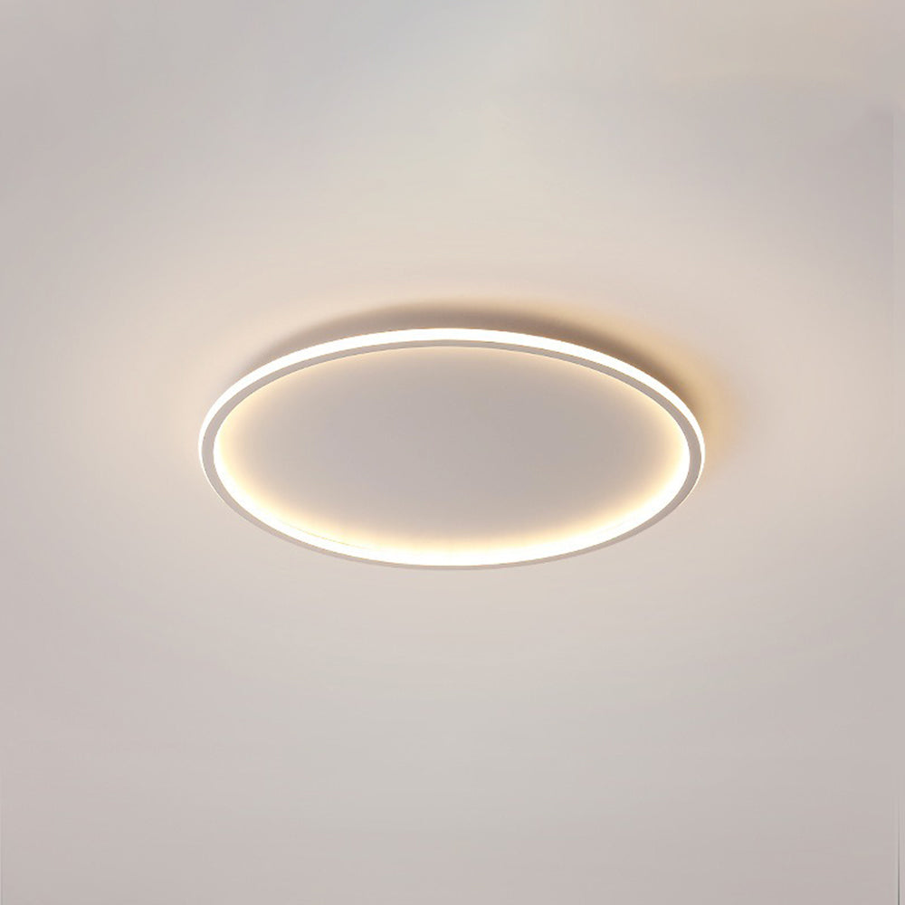 Round LED Ceiling Light Fixture – Modern Flush Mount – Integrated SMD Lighting for Bedroom & Living Room – Metal & Acrylic – Dimmable