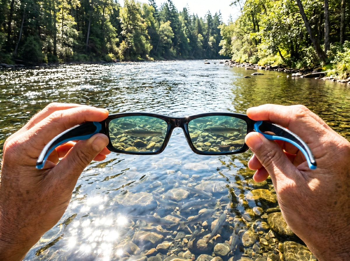 Ortekor Polarized Fishing Sunglasses with UV400 Protection | Ergonomic Fit for Ultimate Eye Comfort