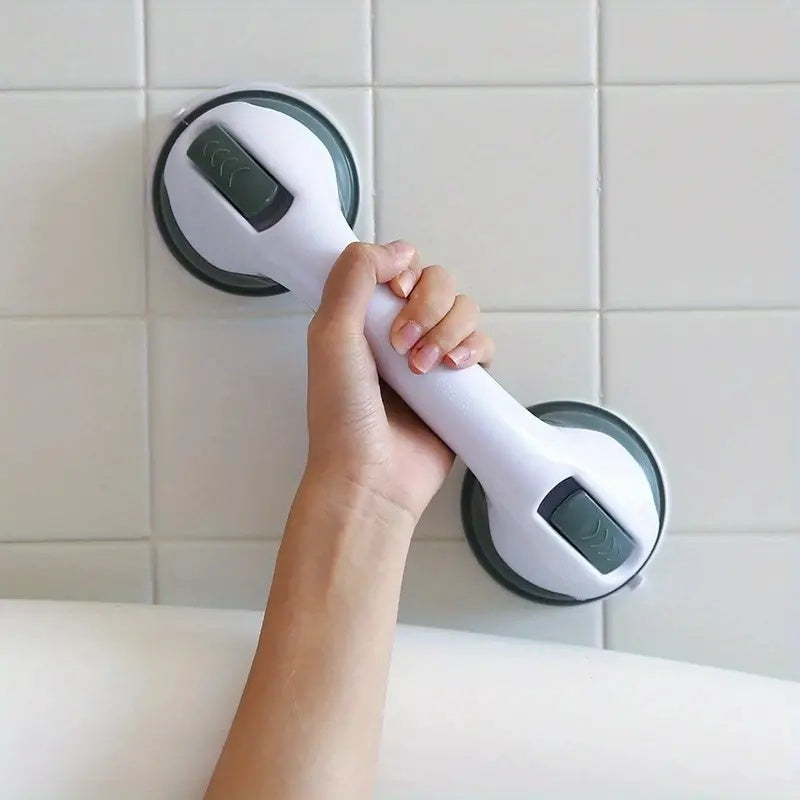 Suction Cup Safety Grab Bar for Bathroom Shower Tub Wall Mounted Handle Rail Elderly Senior Accessibility Support Railing