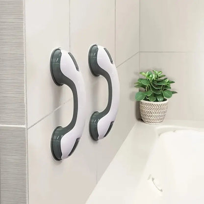 Suction Cup Safety Grab Bar for Bathroom Shower Tub Wall Mounted Handle Rail Elderly Senior Accessibility Support Railing