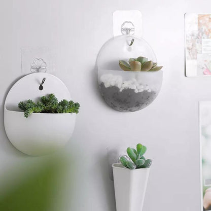 Angular Suspended Wall Planter