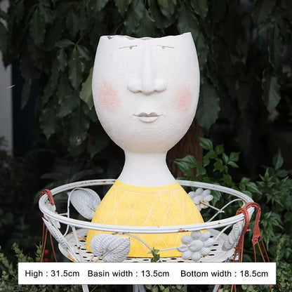 Persona Caricature Sculpture Pot