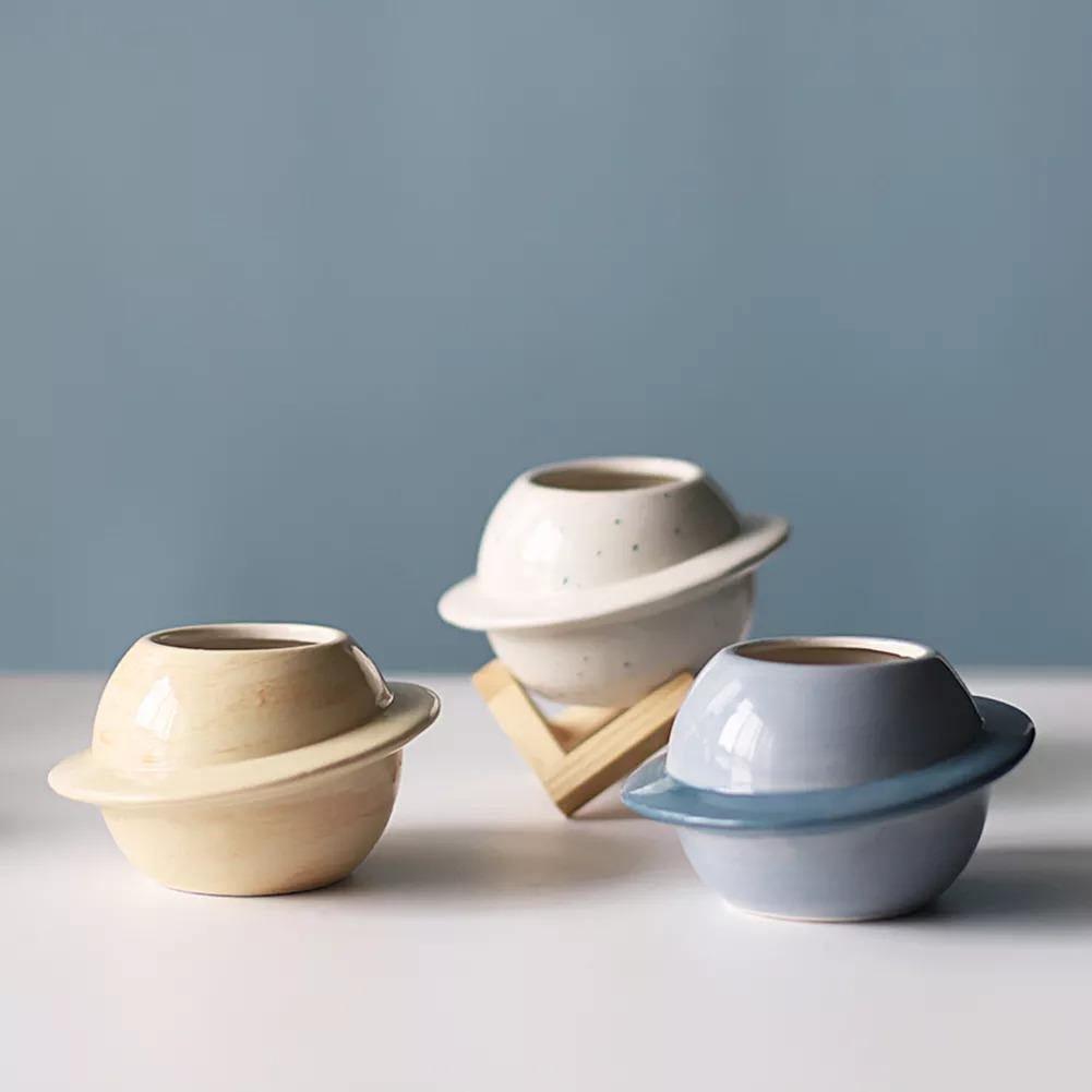 Cosmos World Ceramic Planter