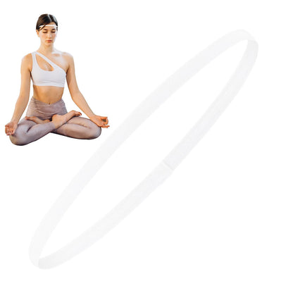 Stretchy Non-Slip Athletic Headbands for Women — 4-Pack Workout Hair Bands for Running, Yoga, Gym
