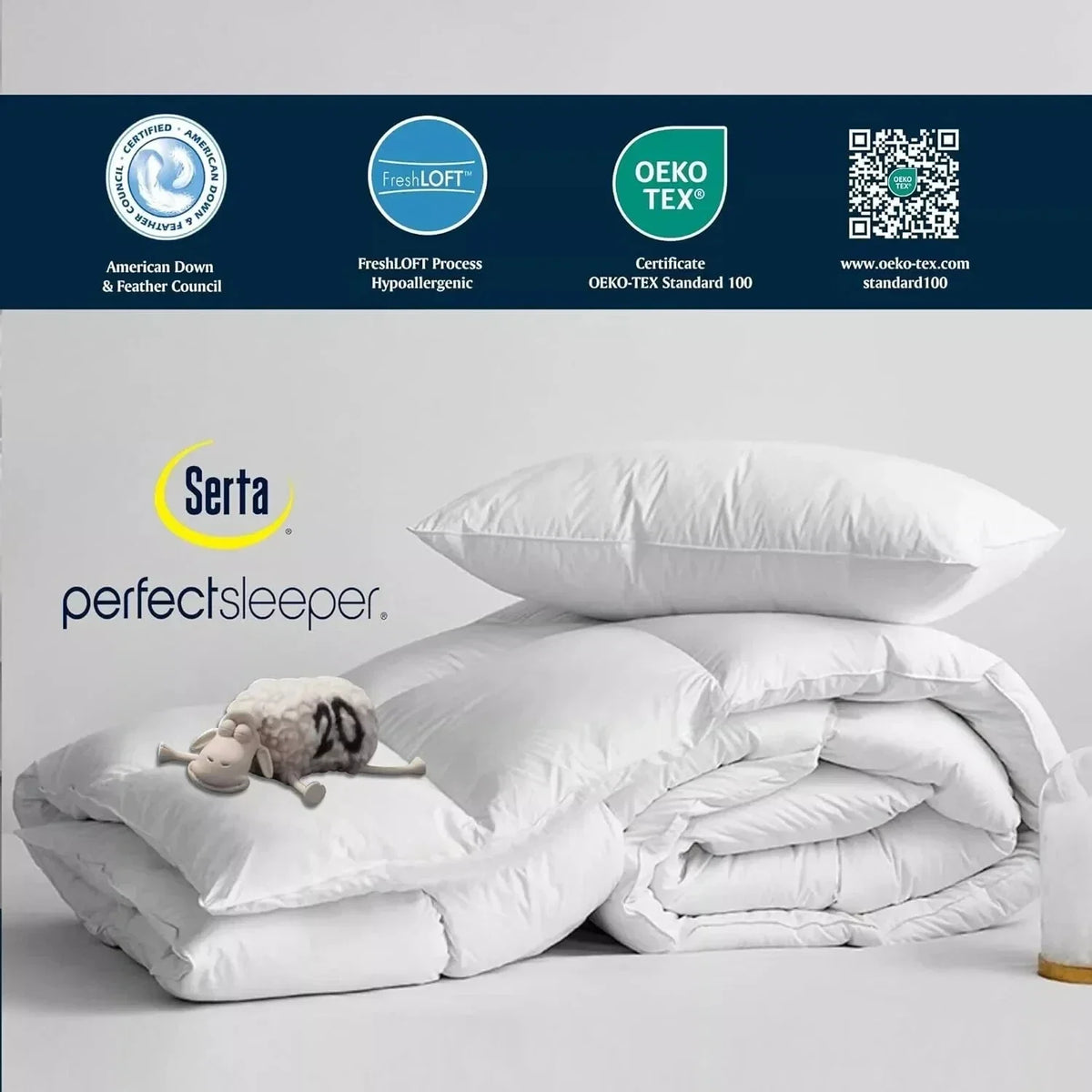 Down Comforter All Season Lightweight Breathable Quilt for Single Double Queen King Bed White Pink Gray 95% Goose Filled Year Round