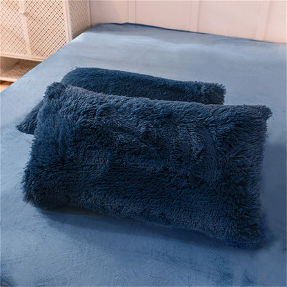 Ortekor Cozy Plush Duvet Cover Set | Reversible Faux Fur & Velvet Bedding for Ultimate Comfort