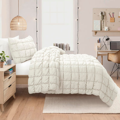 Cozy Haven | Plush Comforter Set with Soft Microfiber Design | All-Season Bedding for Ultimate Comfort