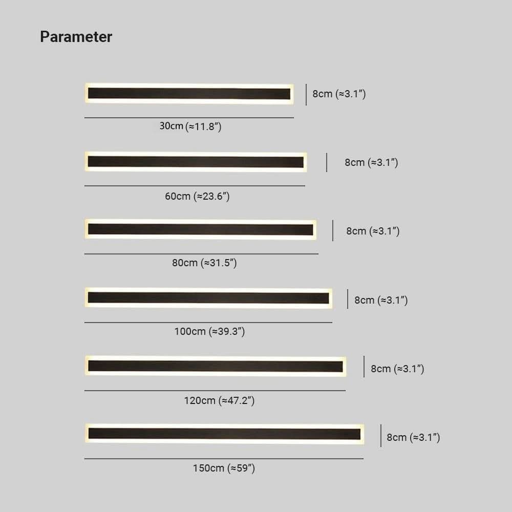 LED Outdoor Wall Light Modern Minimalist for Garden Patio Balcony Waterproof Black Metal Sconce with Motion Sensor & Dimmable