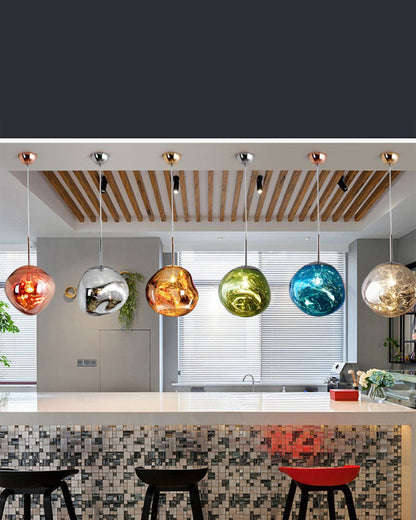 Acrylic Drip Pendant Light 6-15 Inch E27 Socket Warm Glow Adjustable Ceiling Fixture Kitchen Island Dining Table Bedroom Bar Restaurant