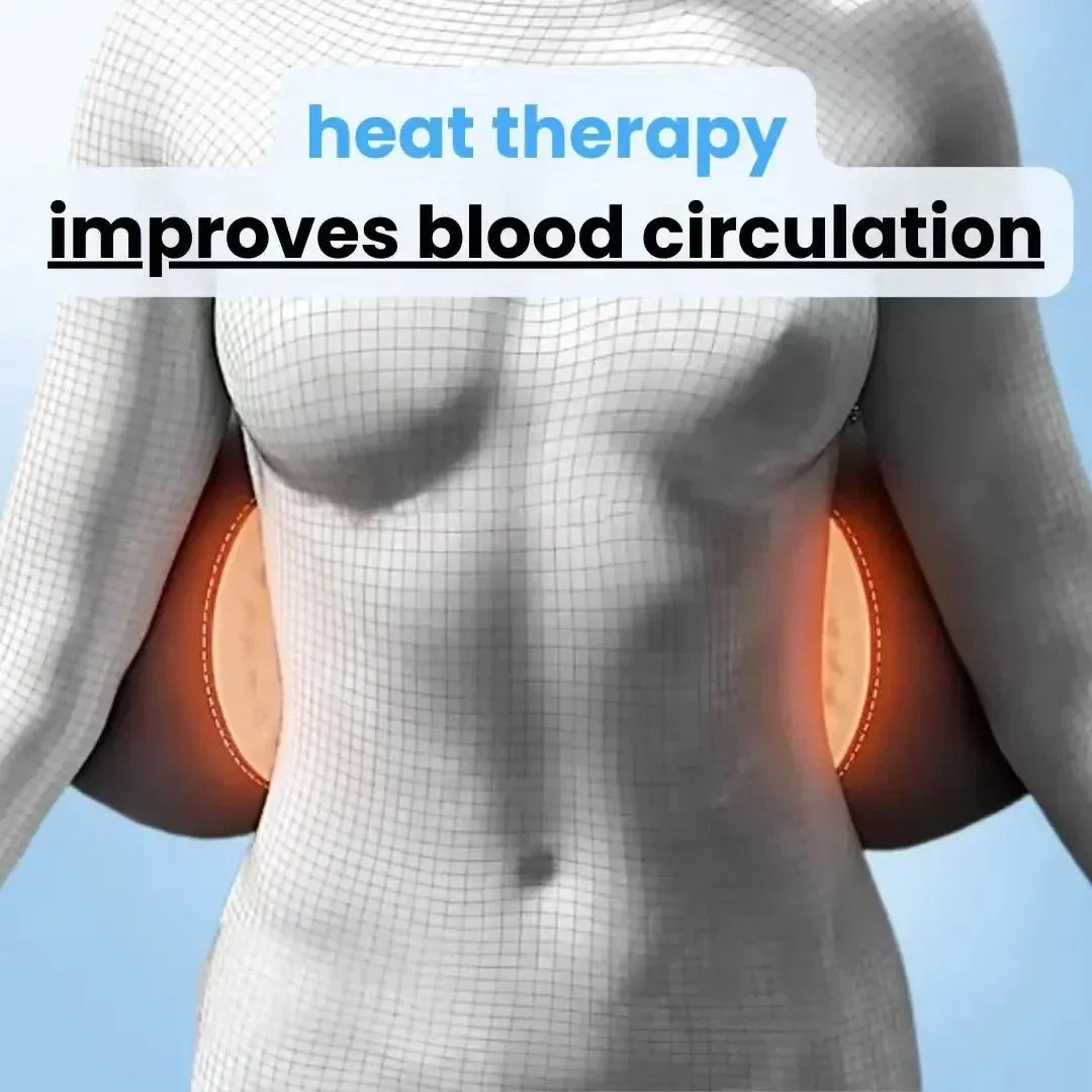 Lumbar Support Cushion with Heat & Vibration Therapy for Lower Back Pain, Sciatica Relief & Spine Alignment at Home or Office