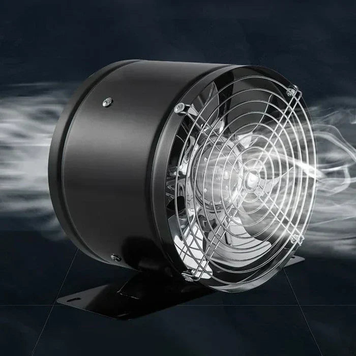 Wall-Mount Exhaust Fan for Kitchen Bathroom Ventilation 20W-50W Quiet Motor Black White 2800 RPM 7-Blade Home Office Commercial