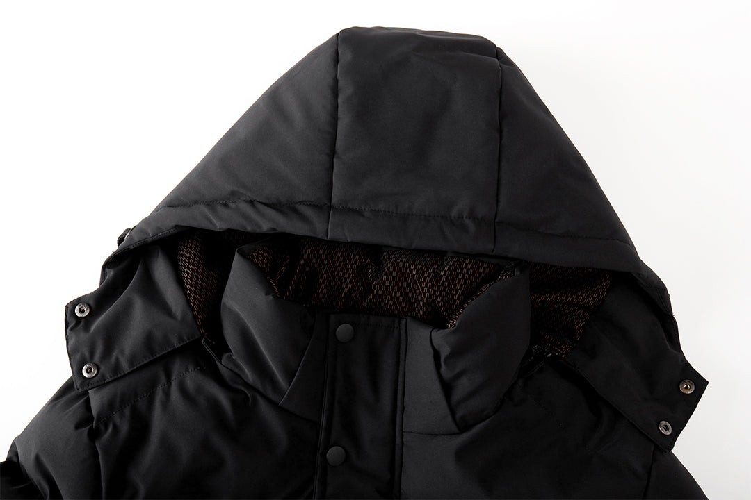 Waterproof Insulated Winter Parka Jacket with Detachable Hood for Men | Cold Weather Outdoor Coat with Padded Lining