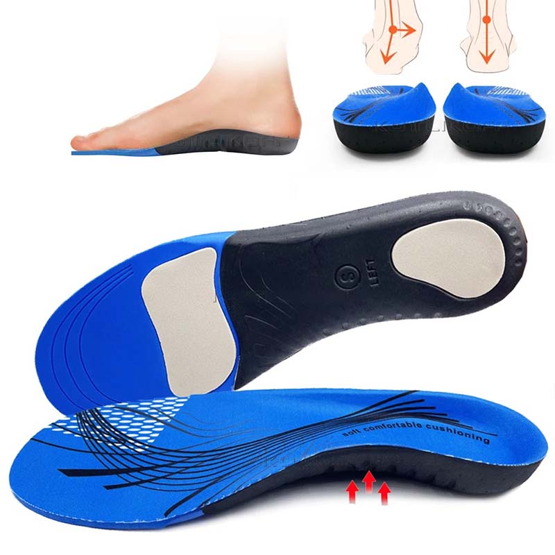 Orthopedic Insoles for Overpronation – Contoured Arch Support & Deep Heel Cup for Walking, Work & Athletic Footwear