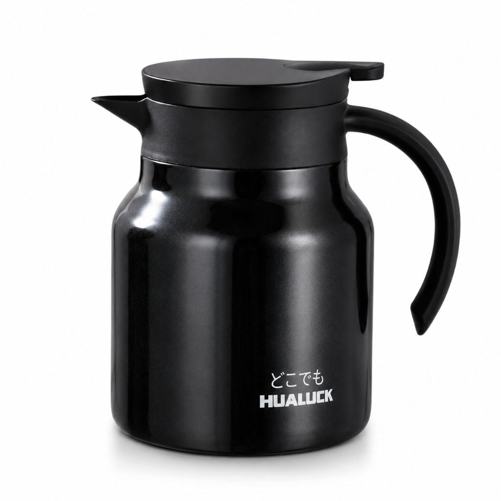 Vacuum Insulated Tea Carafe 27 oz with Removable Infuser – Double-Wall Stainless Steel Hot & Cold Beverage Server for Loose Leaf Tea Coffee