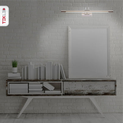 Aluminum Picture Light LED 25 in Gold Vanity Bar for Bathroom Mirror Artwork Hallway Wall Mount Lighting 3000K
