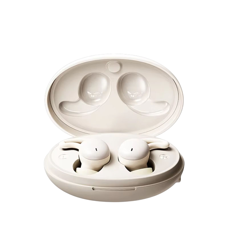 Sleep Earbuds with Passive Noise Isolation – Side Sleeper Comfort Design, 5-Hour Battery, Bluetooth 5.3, Touch Controls, Soft Silicone Fit