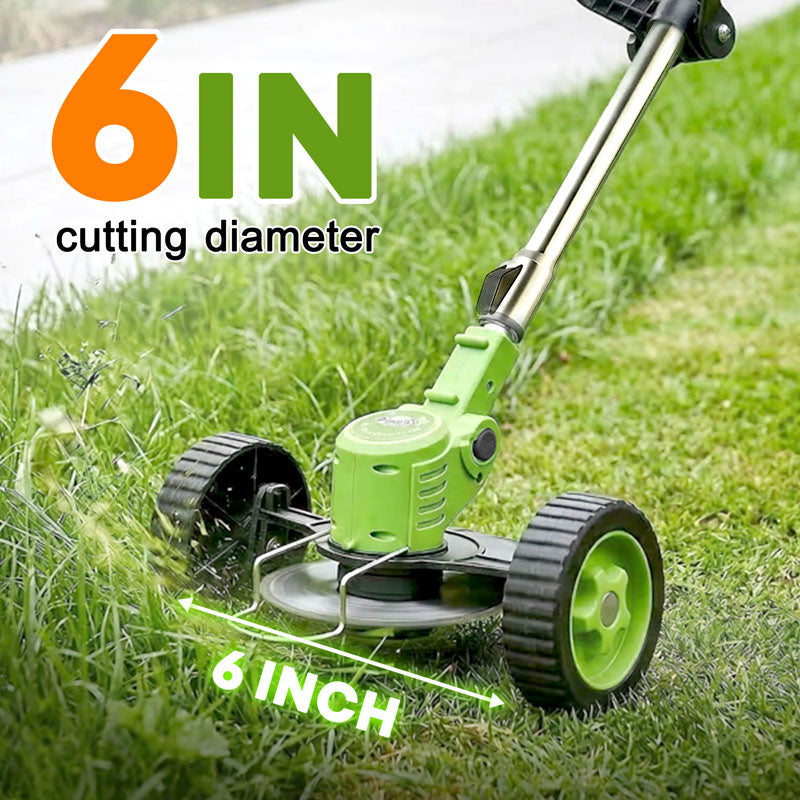 Electric Weed Eater, Electric Weed Wacker, Lawn Edger, Battery Powered Grass Cutter, 3 in 1 Battery Weed Trimmer