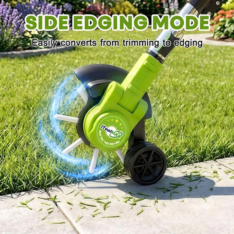 Electric Weed Eater, Electric Weed Wacker, Lawn Edger, Battery Powered Grass Cutter, 3 in 1 Battery Weed Trimmer
