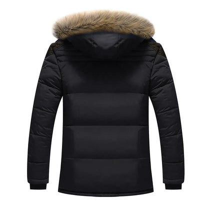 Heavyweight Hooded Winter Parka Jacket for Men – Waterproof Windproof Insulated Outerwear Coat for Cold Weather, Camping, Hiking, Outdoor