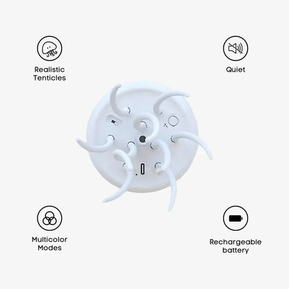 LED Jellyfish Mood Lamp with Color Changing Lights & Remote Control for Bedroom, Living Room, Office Décor