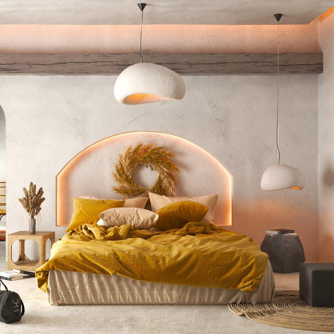 Cloud Pendant Lamp Dimmable LED Overhead Fixture Dining Room Bedroom Living Room Nursery Den Soft Glow Suspended Lighting E26 Bulb Base 12-4