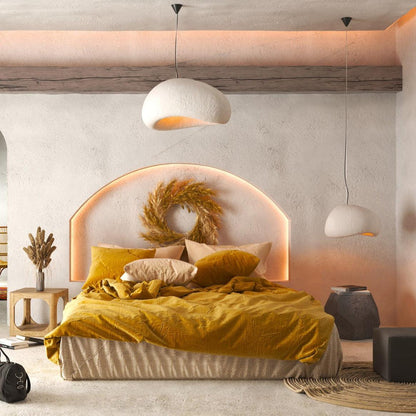 Cloud Pendant Lamp Dimmable LED Overhead Fixture Dining Room Bedroom Living Room Nursery Den Soft Glow Suspended Lighting E26 Bulb Base 12-4
