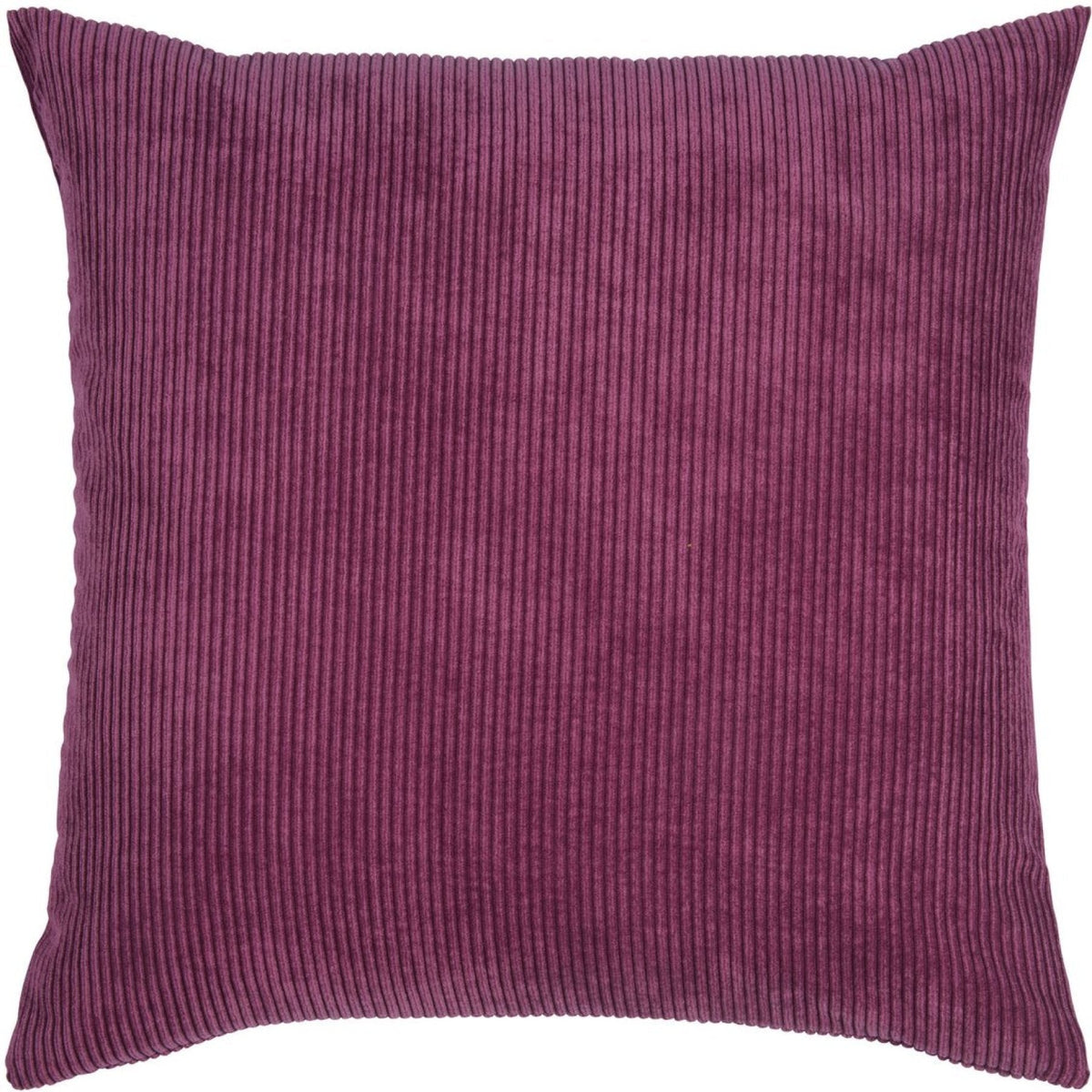 Ribbed Velvet-Look Pillow Cover Square Throw Cushion Case Soft Textured Home Decor for Couch Sofa Bedroom Living Room