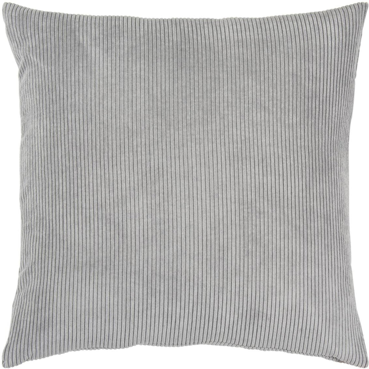 Ribbed Velvet-Look Pillow Cover Square Throw Cushion Case Soft Textured Home Decor for Couch Sofa Bedroom Living Room