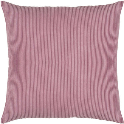 Ribbed Velvet-Look Pillow Cover Square Throw Cushion Case Soft Textured Home Decor for Couch Sofa Bedroom Living Room