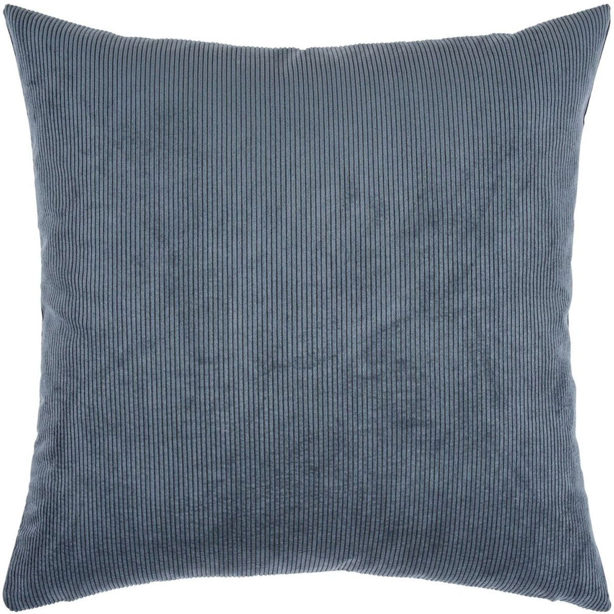 Ribbed Velvet-Look Pillow Cover Square Throw Cushion Case Soft Textured Home Decor for Couch Sofa Bedroom Living Room