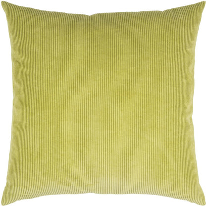 Ribbed Velvet-Look Pillow Cover Square Throw Cushion Case Soft Textured Home Decor for Couch Sofa Bedroom Living Room