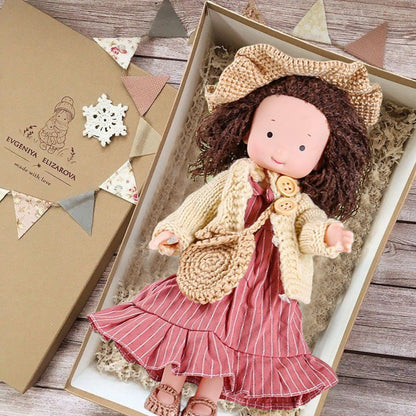 Cotton Comfort Doll for Kids | Soft Stuffed Companion Toy | Hand-Stitched Heirloom Quality | Hypoallergenic Fill | Encourages Imaginative