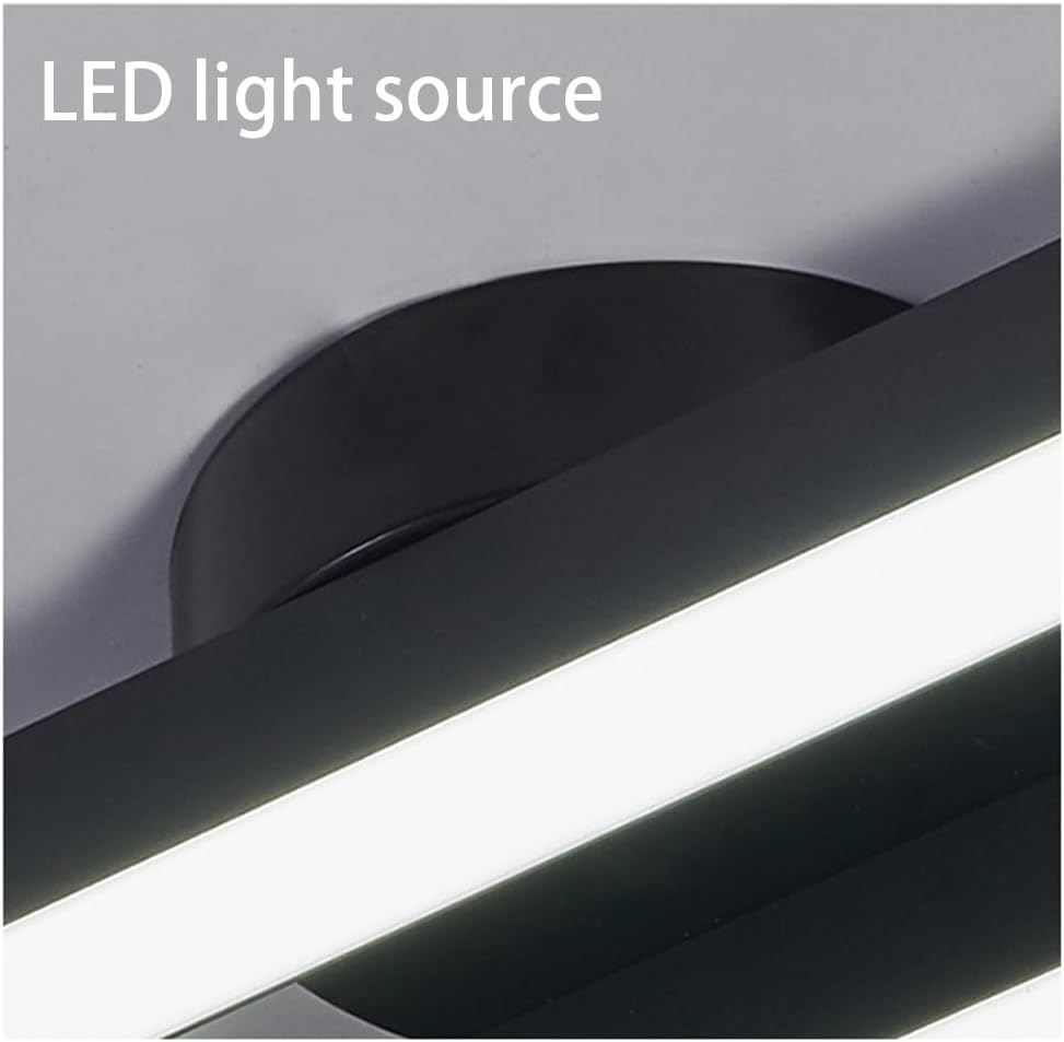 Flush Mount LED Overhead Light | Black Aluminum Linear Low-Profile Fixture for Bedrooms, Entryways & Compact Spaces | Modern Minimalist Desi