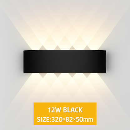 Modern LED Wall Light Up Down Indoor Outdoor Aluminum Sconce Waterproof IP65 for Bedroom Hallway Patio Garden Stairway