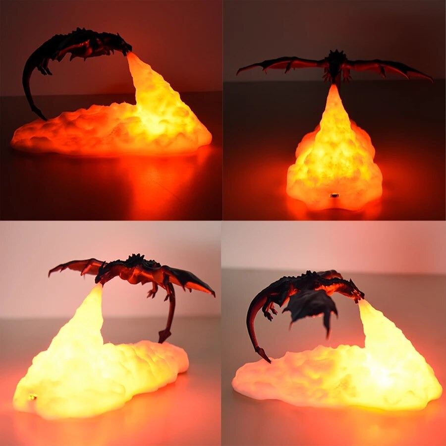 Inferno™ - Fire Breathing Drago Lamp