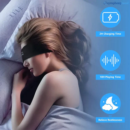 Sleep Headband with Speakers for Sleeping & Relaxation – Ultra-Soft Wireless Sleep Headphones for Side Sleepers | Noise Blocking Music
